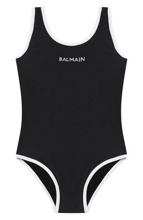Детского слитный купальник BALMAIN черного цвета по цене 10800 руб., арт. 6N0139/NX360/4-10 | Фото 1 Детского слитный купальник BALMAIN черного цвета, арт. 6N0139/NX360/4-10 | Фото 1