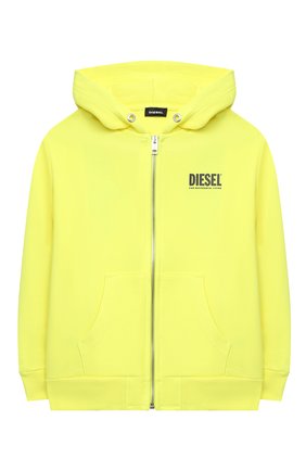 Детский хлопковая толстовка DIESEL желтого цвета по цене 7365 руб., арт. 00J4YP-0IAJH | Фото 1 Детский хлопковая толстовка DIESEL желтого цвета, арт. 00J4YP-0IAJH | Фото 1
