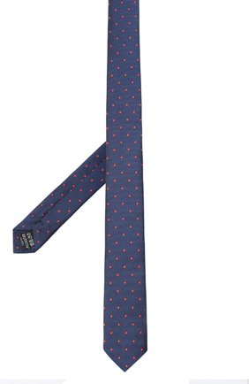 Детский галстук ALETTA синего цвета, арт. AMP000619F | Фото 2 (Материал: Текстиль, Синтетический материал; Кросс-КТ: Школьные аксессуары; Региональные ограничения белый список (Axapta Mercury): RU)