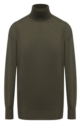 Женская водолазка из смеси кашемира и шелка TOM FORD хаки цвета по цене 88200 руб., арт. MAK901-YAX087 | Фото 1 Женская водолазка из смеси кашемира и шелка TOM FORD хаки цвета, арт. MAK901-YAX087 | Фото 1
