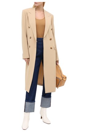 Женские джинсы NANUSHKA синего цвета по цене 28800 руб., арт. CH0_INDIG0_RIGID DENIM | Фото 2 Женские джинсы NANUSHKA синего цвета, арт. CH0_INDIG0_RIGID DENIM | Фото 2