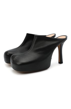 Женские кожаные мюли bv bold BOTTEGA VENETA черного цвета по цене 66000 руб., арт. 630148/VBP40 | Фото 1 Женские кожаные мюли bv bold BOTTEGA VENETA черного цвета, арт. 630148/VBP40 | Фото 1