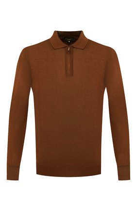 Мужское шерстяное поло LORO PIANA светло-коричневого цвета по цене 89950 руб., арт. FAI8083 | Фото 1 Мужское шерстяное поло LORO PIANA светло-коричневого цвета, арт. FAI8083 | Фото 1