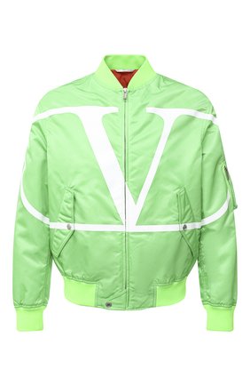 Мужской бомбер VALENTINO зеленого цвета по цене 167500 руб., арт. UV3CIF156G9 | Фото 1 Мужской бомбер VALENTINO зеленого цвета, арт. UV3CIF156G9 | Фото 1