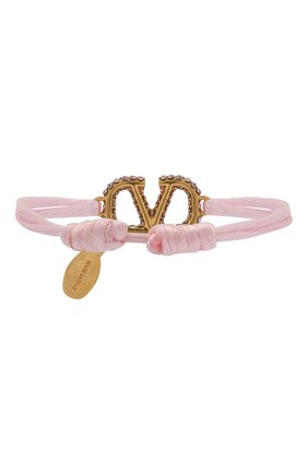 Женский браслет valentino garavani vlogo VALENTINO розового цвета по цене 13300 руб., арт. UW2J0F81/YAB | Фото 2 Женский браслет valentino garavani vlogo VALENTINO розового цвета, арт. UW2J0F81/YAB | Фото 2