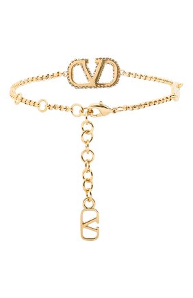Женский браслет valentino garavani vlogo VALENTINO золотого цвета по цене 30900 руб., арт. UW2J0F84/YCW | Фото 2 Женский браслет valentino garavani vlogo VALENTINO золотого цвета, арт. UW2J0F84/YCW | Фото 2