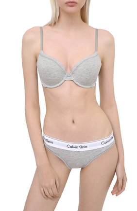 Женские трусы-слипы CALVIN KLEIN серого цвета по цене 2830 руб., арт. F3787E | Фото 2 Женские трусы-слипы CALVIN KLEIN серого цвета, арт. F3787E | Фото 2