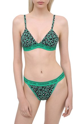 Женские трусы-слипы CALVIN KLEIN зеленого цвета по цене 2195 руб., арт. QF5834E | Фото 2 Женские трусы-слипы CALVIN KLEIN зеленого цвета, арт. QF5834E | Фото 2