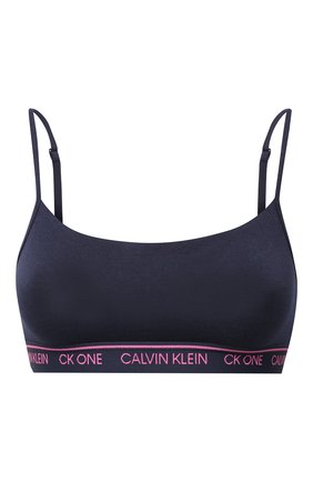 Женский бра-топ CALVIN KLEIN темно-синего цвета по цене 3505 руб., арт. QF5727E | Фото 1 Женский бра-топ CALVIN KLEIN темно-синего цвета, арт. QF5727E | Фото 1