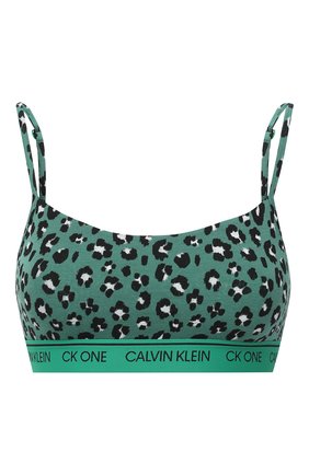 Женский бра-топ CALVIN KLEIN зеленого цвета по цене 3505 руб., арт. QF5727E | Фото 1 Женский бра-топ CALVIN KLEIN зеленого цвета, арт. QF5727E | Фото 1