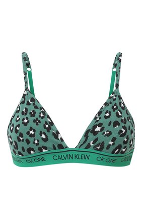 Женский бюстгальтер с мягкой чашкой CALVIN KLEIN зеленого цвета по цене 3825 руб., арт. QF5953E | Фото 1 Женский бюстгальтер с мягкой чашкой CALVIN KLEIN зеленого цвета, арт. QF5953E | Фото 1