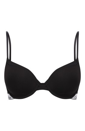 Женский бюстгальтер с плотной чашкой CALVIN KLEIN черного цвета по цене 5765 руб., арт. F3784E | Фото 1 Женский бюстгальтер с плотной чашкой CALVIN KLEIN черного цвета, арт. F3784E | Фото 1