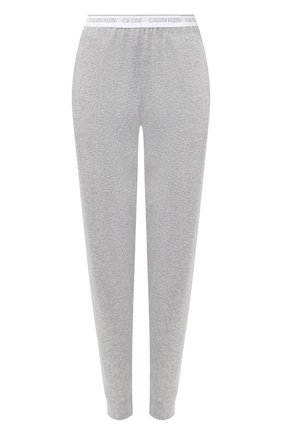 Женские хлопковые брюки CALVIN KLEIN серого цвета по цене 6360 руб., арт. QS6429E | Фото 1 Женские хлопковые брюки CALVIN KLEIN серого цвета, арт. QS6429E | Фото 1
