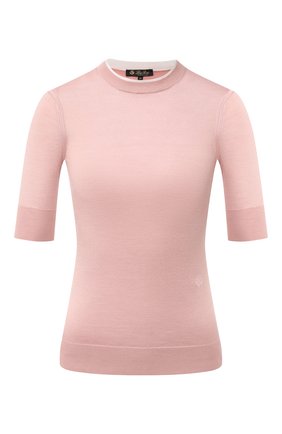 Женская топ из смеси кашемира и шелка LORO PIANA розового цвета по цене 89950 руб., арт. FAI8995 | Фото 1 Женская топ из смеси кашемира и шелка LORO PIANA розового цвета, арт. FAI8995 | Фото 1