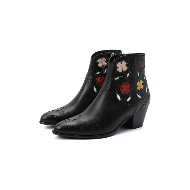 Кожаные ботинки Polo Ralph Lauren 818799159, цвет чёрный, размер 37.5 - фото 1