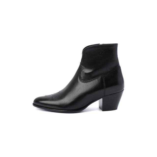 Кожаные ботинки Polo Ralph Lauren 818799180, цвет чёрный, размер 37.5 - фото 3