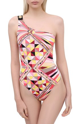 Женский слитный купальник EMILIO PUCCI розового цвета по цене 39600 руб., арт. 0RMC20/0R797 | Фото 2 Женский слитный купальник EMILIO PUCCI розового цвета, арт. 0RMC20/0R797 | Фото 2