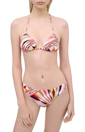 Женский плавки-бикини EMILIO PUCCI розового цвета по цене 9680 руб., арт. 0RMX30/0R797 | Фото 2 Женский плавки-бикини EMILIO PUCCI розового цвета, арт. 0RMX30/0R797 | Фото 2