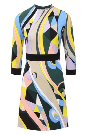 Женское платье EMILIO PUCCI зеленого цвета по цене 105500 руб., арт. 0RRG51/0R766 | Фото 1 Женское платье EMILIO PUCCI зеленого цвета, арт. 0RRG51/0R766 | Фото 1