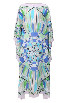 Женское туники из хлопка и шелка EMILIO PUCCI голубого цвета по цене 69200 руб., арт. 0RWL80/0R790 | Фото 1 Женское туники из хлопка и шелка EMILIO PUCCI голубого цвета, арт. 0RWL80/0R790 | Фото 1