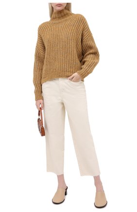 Женские джинсы ISABEL MARANT бежевого цвета по цене 30850 руб., арт. PA1748-20A022I/NALISKA | Фото 2 Женские джинсы ISABEL MARANT бежевого цвета, арт. PA1748-20A022I/NALISKA | Фото 2