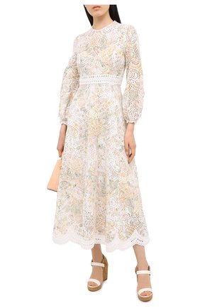 Женское льняное платье ZIMMERMANN бежевого цвета по цене 106500 руб., арт. 8498DAME | Фото 2 Женское льняное платье ZIMMERMANN бежевого цвета, арт. 8498DAME | Фото 2