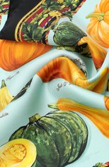 Женский ш�елковый платок DOLCE & GABBANA разноцветного цвета, арт. FN093R/GDV97 | Фото 2 (Принт: С принтом; Материал: Текстиль, Шелк)