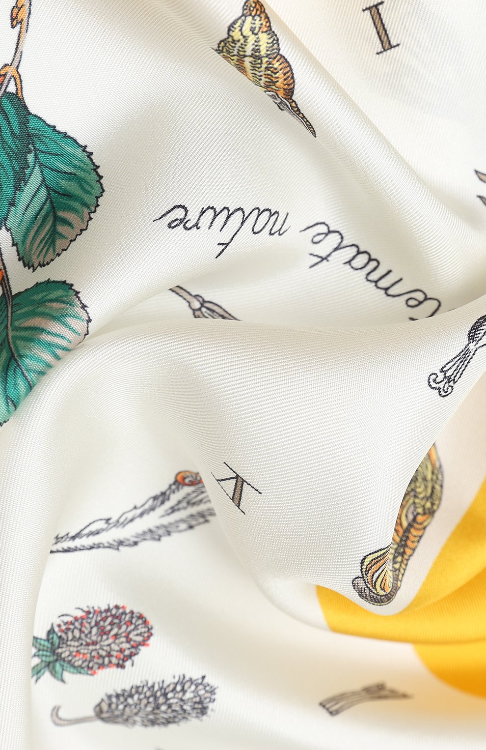 Женский шелковый платок BURBERRY желтого цвета по цене 28600 руб., арт. 8031126 | Фото 2 Женский шелковый платок BURBERRY желтого цвета, арт. 8031126 | Фото 2