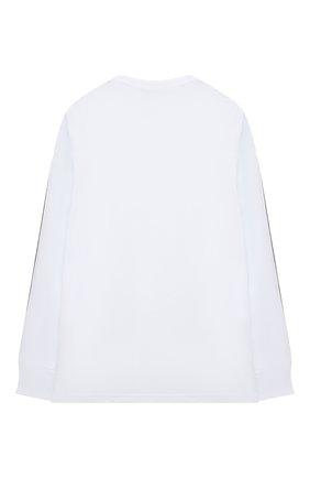 Детская хлопковый лонгслив DSQUARED2 белого цвета по цене 9895 руб., арт. DQ048H-D00A8 | Фото 2 Детская хлопковый лонгслив DSQUARED2 белого цвета, арт. DQ048H-D00A8 | Фото 2