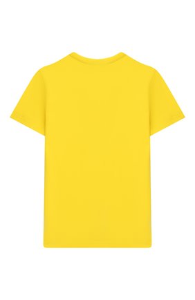 Детская хлопковая футболка DSQUARED2 желтого цвета по цене 7445 руб., арт. DQ048Z-D00XK | Фото 2 Детская хлопковая футболка DSQUARED2 желтого цвета, арт. DQ048Z-D00XK | Фото 2
