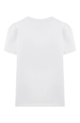 Детская хлопковая футболка DSQUARED2 белого цвета по цене 8270 руб., арт. DQ04BR-D001G | Фото 2 Детская хлопковая футболка DSQUARED2 белого цвета, арт. DQ04BR-D001G | Фото 2