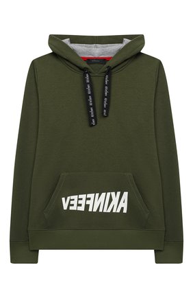 Детский хлопковое худи MAKODAY хаки цвета по цене 7600 руб., арт. MA20H234/CoLy04 | Фото 1 Детский хлопковое худи MAKODAY хаки цвета, арт. MA20H234/CoLy04 | Фото 1