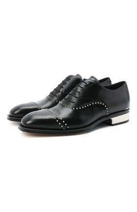 Мужские кожаные оксфорды ALEXANDER MCQUEEN черного цвета по цене 69500 руб., арт. 627211/WHYI2 | Фото 1 Мужские кожаные оксфорды ALEXANDER MCQUEEN черного цвета, арт. 627211/WHYI2 | Фото 1