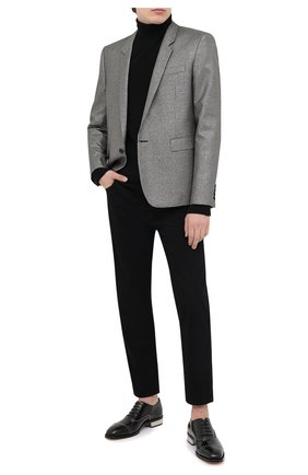 Мужские кожаные оксфорды ALEXANDER MCQUEEN черного цвета по цене 69500 руб., арт. 627211/WHYI2 | Фото 2 Мужские кожаные оксфорды ALEXANDER MCQUEEN черного цвета, арт. 627211/WHYI2 | Фото 2