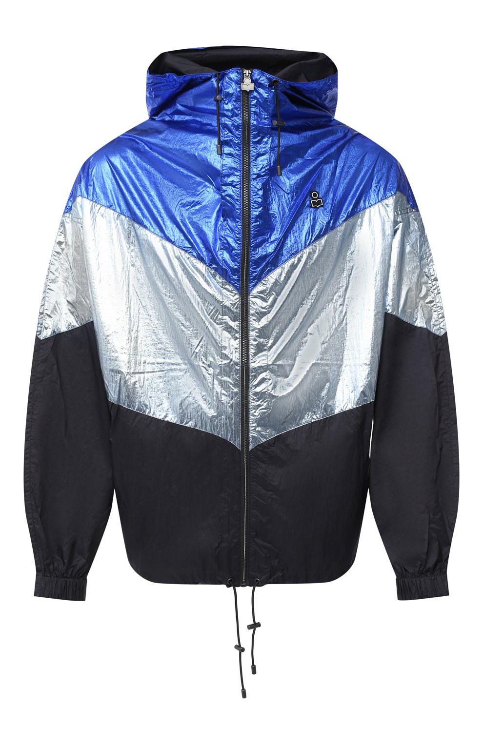 Мужская куртка ISABEL MARANT разноцветного цвета, арт. MA0808-20A001V/KIZZA0H | Фото 1 (Кросс-КТ: Куртка, Ветровка; Рукава: Длинные; Материал внешний: Синтетический материал; Стили: Спорт-шик; Мужское Кросс-КТ: Верхняя одежда; Длина (верхняя одежда): Короткие)