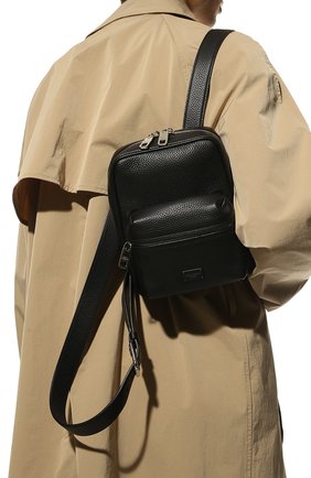 Мужской кожаный рюкзак palermo DOLCE & GABBANA черного цвета по цене 96800 руб., арт. BM1874/AZ319 | Фото 2 Мужской кожаный рюкзак palermo DOLCE & GABBANA черного цвета, арт. BM1874/AZ319 | Фото 2