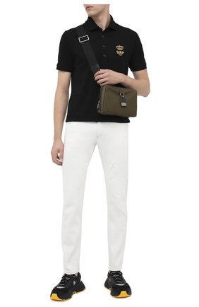 Мужская текстильная сумка soft dna DOLCE & GABBANA хаки цвета по цене 74400 руб., арт. BM1811/AW309 | Фото 2 Мужская текстильная сумка soft dna DOLCE & GABBANA хаки цвета, арт. BM1811/AW309 | Фото 2