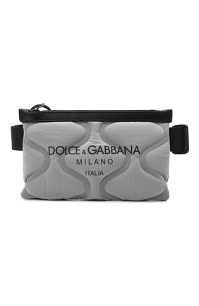 Мужская текстильная поясная сумка palermo tecnico DOLCE & GABBANA серого цвета по цене 43550 руб., арт. BM1730/AW140 | Фото 1 Мужская текстильная поясная сумка palermo tecnico DOLCE & GABBANA серого цвета, арт. BM1730/AW140 | Фото 1