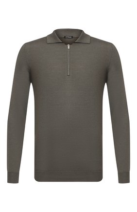 Мужское поло из кашемира и шелка KITON зеленого цвета по цене 137000 руб., арт. UK05Z | Фото 1 Мужское поло из кашемира и шелка KITON зеленого цвета, арт. UK05Z | Фото 1