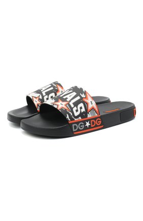 Мужские кожаные шлепанцы jungle sport DOLCE & GABBANA оранжевого цвета по цене 21550 руб., арт. CS1646/AX907 | Фото 1 Мужские кожаные шлепанцы jungle sport DOLCE & GABBANA оранжевого цвета, арт. CS1646/AX907 | Фото 1