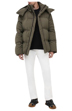 Мужская хлопковая футболка BURBERRY черного цвета по цене 28150 руб., арт. 8026224 | Фото 2 Мужская хлопковая футболка BURBERRY черного цвета, арт. 8026224 | Фото 2