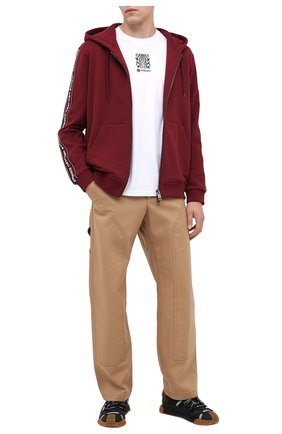 Мужская хлопковая толстовка BURBERRY бордового цвета по цене 54650 руб., арт. 8031877 | Фото 2 Мужская хлопковая толстовка BURBERRY бордового цвета, арт. 8031877 | Фото 2