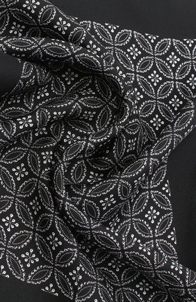 Мужской шелковый платок DOLCE & GABBANA черно-белого цвета по цене 9950 руб., арт. GR412E/G0W0E | Фото 2 Мужской шелковый платок DOLCE & GABBANA черно-белого цвета, арт. GR412E/G0W0E | Фото 2