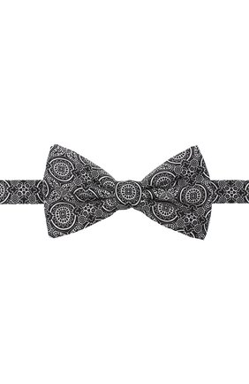 Мужской шелковый галстук-бабочка DOLCE & GABBANA черно-белого цвета по цене 14250 руб., арт. GR053E/G0XBL | Фото 1 Мужской шелковый галстук-бабочка DOLCE & GABBANA черно-белого цвета, арт. GR053E/G0XBL | Фото 1