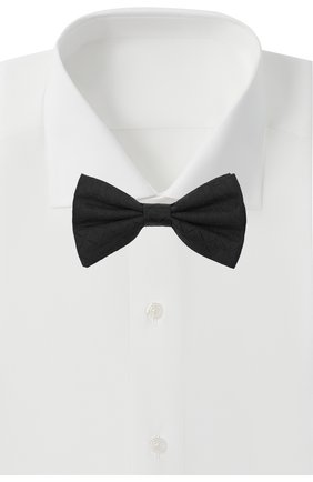 Мужской шелковый галстук-бабочка DOLCE & GABBANA черного цвета по цене 13050 руб., арт. GR053E/G0JNY | Фото 2 Мужской шелковый галстук-бабочка DOLCE & GABBANA черного цвета, арт. GR053E/G0JNY | Фото 2