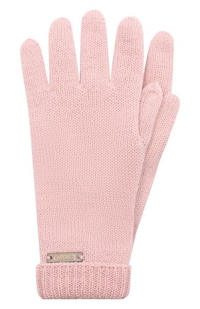 Детские шерстяные перчатки IL TRENINO розового цвета, арт. 20 4063/E0 | Фото 1 (Материал: Шерсть, Текстиль; Региональные ограничения белый список (Axapta Mercury): RU)