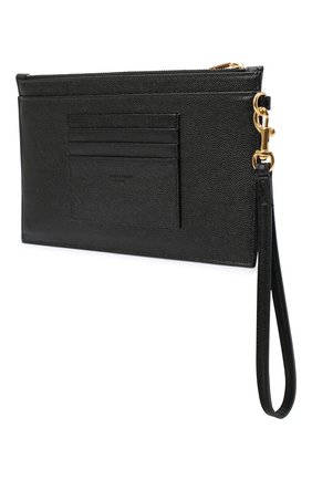Женский кожаный футляр для кредитных карт SAINT LAURENT черного цвета по цене 37600 руб., арт. 636313/B0W01 | Фото 2 Женский кожаный футляр для кредитных карт SAINT LAURENT черного цвета, арт. 636313/B0W01 | Фото 2