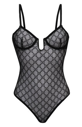 Женское боди GUCCI черного цвета по цене 64950 руб., арт. 629358/XJBVY | Фото 1 Женское боди GUCCI черного цвета, арт. 629358/XJBVY | Фото 1