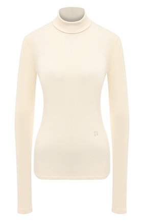 Женская хлопковая водолазка NANUSHKA кремвого цвета по цене 10650 руб., арт. HARRI_CREME_RIB JERSEY | Фото 1 Женская хлопковая водолазка NANUSHKA кремвого цвета, арт. HARRI_CREME_RIB JERSEY | Фото 1