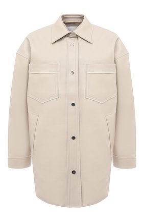 Женская куртка NANUSHKA бежевого цвета по цене 81800 руб., арт. MARTIN_ST0NE_B0NDED VEGAN LEATHER | Фото 1 Женская куртка NANUSHKA бежевого цвета, арт. MARTIN_ST0NE_B0NDED VEGAN LEATHER | Фото 1